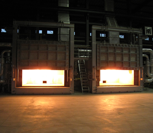 Batch type heating furnace for forged products（Regenerative Gas Burner type）